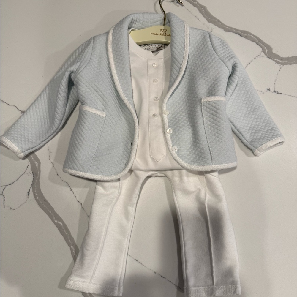 Baby Beau and Belle 9-12 month Easter, baptism/ first birthday outfit